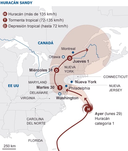 Fuente: NOAA. Actualizado (martes 30 a las 10.00)