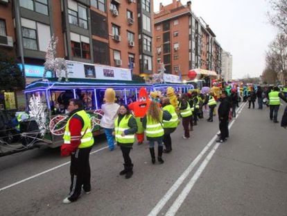 Imagen de una de las &uacute;ltimas cabalgatas de Reyes de Villaverde.