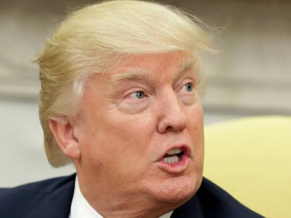 El presidente Donald Trump, en la Casa Blanca