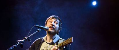 Raül Fernández, Refree, durante uno de sus conciertos en Barcelona.