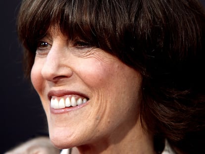 Nora Ephron durante la presentación en Los Ángeles de su última película, 'Julie & Julia', que estrenó en 2009 ya aquejada (en secreto) de la leucemia que finalmente causó su muerte en 2014.