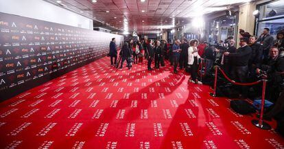 Alfombra roja de los &uacute;ltimos premios Goya.