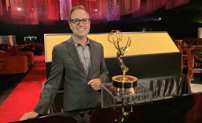 Maury McIntyre, en la presentación de las fiesta de los Emmy, en Los Ángeles el pasado 12 de septiembre. 