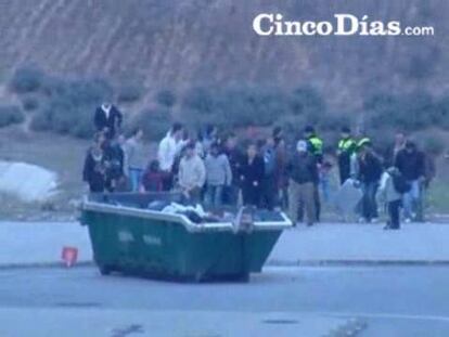 Detonación controlada de una mochila en el aeropuerto