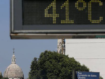 Ola de calor en Río de Janeiro en enero pasado. 