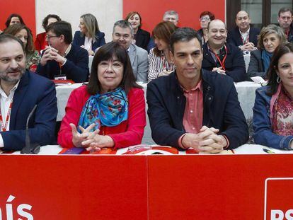 El secretario general del PSOE, Pedro Sánchez, preside el Comité Federal del partido el pasado sábado en Aranjuez, Madrid.