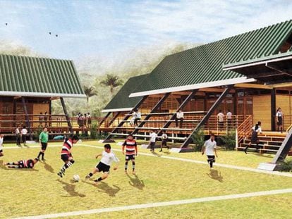 Escuela del Plan Selva en la Amazon&iacute;a peruana.
