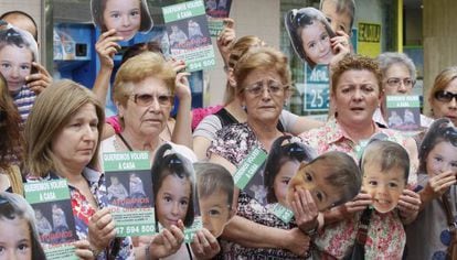 Concentración en Córdoba para pedir la liberación de los niños.