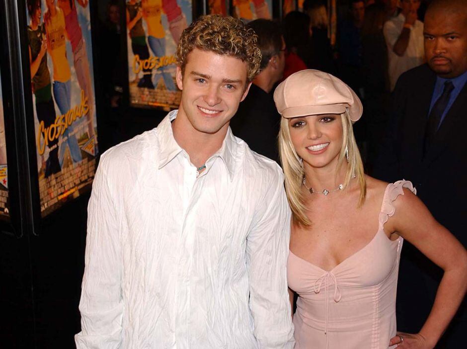 Justin Timberlake junto a Britney Spears en 2002.
