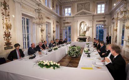 La reunión del ministros del Grupo de Reflexión sobre el futuro de la Unión Europea.