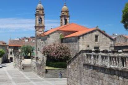 La iglesia de San Benito, en Cambados.