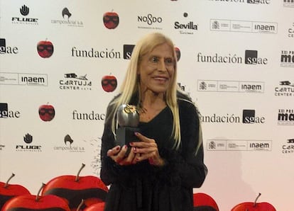 La figurinista María Araujo.