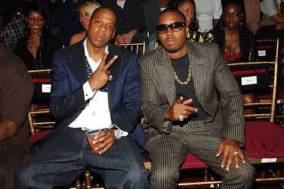 Jay Z y Nas, raperos fanfarrones que han terminado siendo amigos... de momento.