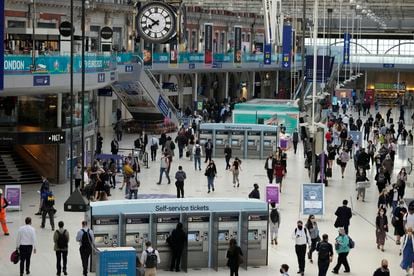 Waterloo Station en Londres el 14 de julio.