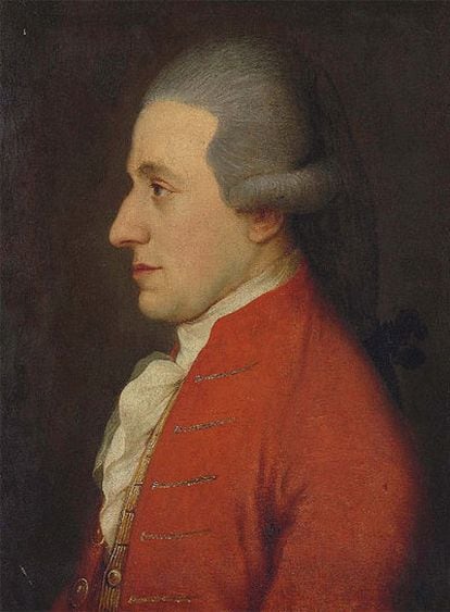 Óleo de Mozart descubierto y atribuido a Josep Hickel.