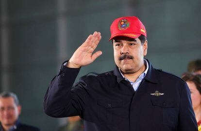 El presidente Nicolás Maduro en Maracay.