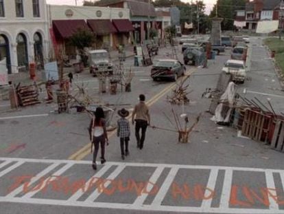Imagen del capítulo 'Clear' de 'The Walking Dead', grabado en Grantville.