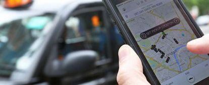 La aplicaci&oacute;n Uber para el transporte entre particulares