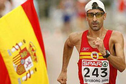 Jesús Ángel García Bragado, medallla de plata en los 50 km marcha.