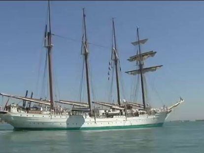Detenidos tres marineros del buque Juan Sebastián Elcano por tráfico de drogas