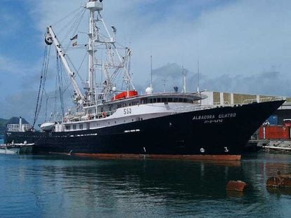 El buque Albacora Cuatro, en una imagen de archivo.
