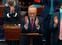 El líder de la mayoría en el Senado, el senador demócrata Chuck Schumer en el Capitolio, Washington.