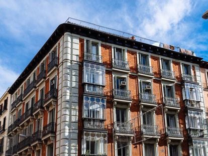 Un edificio de viviendas en Madrid. 