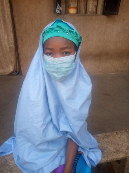 Umaira Mustafá, niña secuestrada en Jangebe, Estado de Zamfara, en el noroeste de Nigeria.