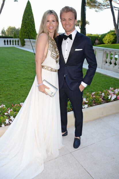 El expiloto Nico Rosberg y su mujer, Vivian Sibold.