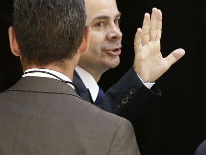 Javier Solsona, a su entrada en la Audiencia Nacional el pasado mes de julio.