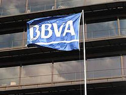 Edificio de BBVA en el paseo de la Castellana de Madrid