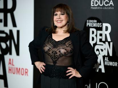 La actriz Loles León asiste a los Premios Berlanga al Humor 2023, el 22 de mayo de 2023, en Madrid.