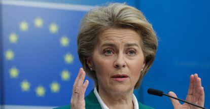 La presidenta de la Comisión Europea, Ursula Von Der Leyen.