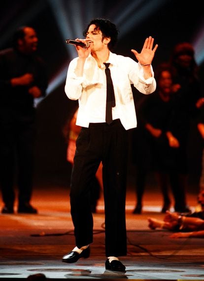 Michael Jackson en los MTV Video Music Awards de 1995.