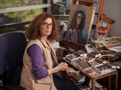 Jane Rosenberg, en su estudio en Nueva York.