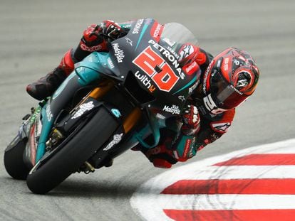 Fabio Quartararo en Montmeló