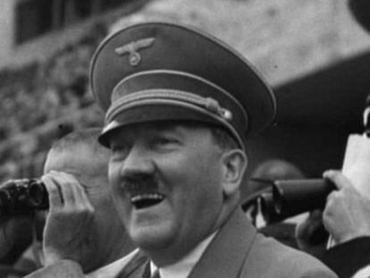 Adolf Hitler, durante un acto público.