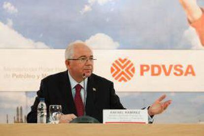 El presidente de Petróleos de Venezuela (PDVSA), Rafael Ramírez. EFE/Archivo