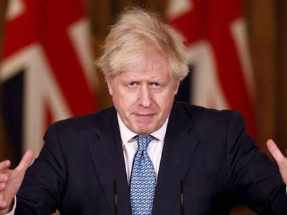 El primer ministro británico, Boris Johnson.
 