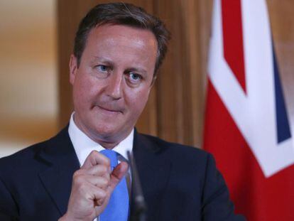 El primer ministro brit&aacute;nico, David Cameron.