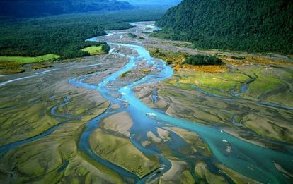 El fiordo de Reñihué, en el parque nacional Pumalín (Chile).