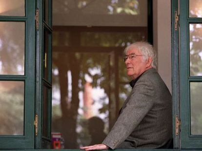 Seamus Heaney, en la Residencia de Estudiantes de Madrid. 