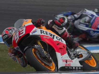 Marc Marquez al Gran Premi de Phillip Island, a Austr&agrave;lia. 