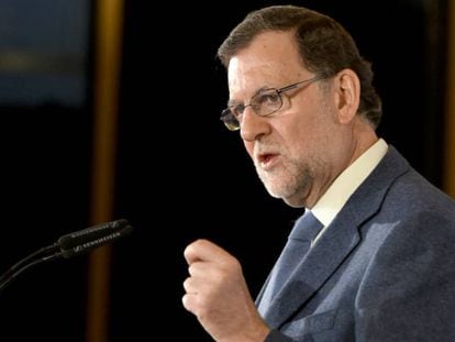 El presidente en funciones, Mariano Rajoy, este miércoles.