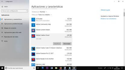El método más rápido para desinstalar apps en Windows 10.