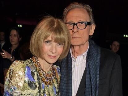 Anna Wintour y Bill Nighy, en París el pasado enero.