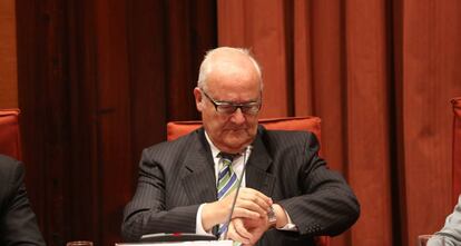 Joan Prat, al Parlament, el 2013.