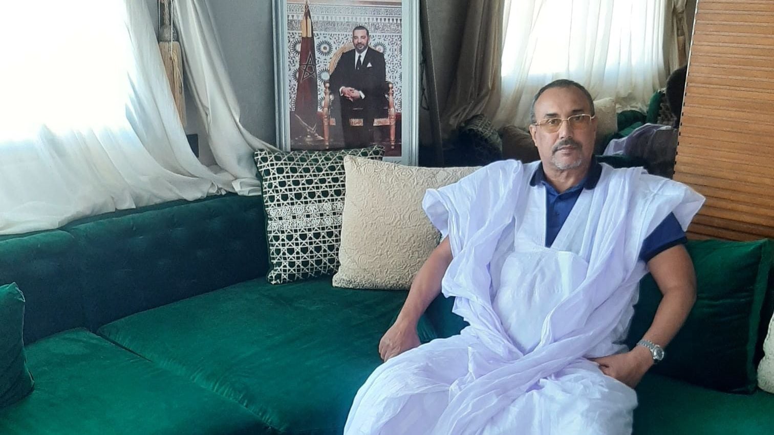 Yanya el Khatat, presidente do Conselho Regional de Dakhla, no início de junho. 