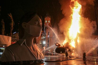 VALENCIA 2020-03-17 Cremation of the Municipal Fault
