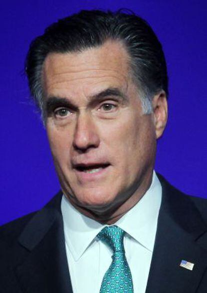 Romney en un acto electoral en Washington este miércoles.